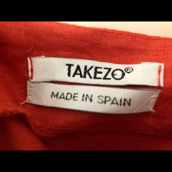 Linen Sleeveless Ling Cowl Neck Dress - Picture 6 of 6